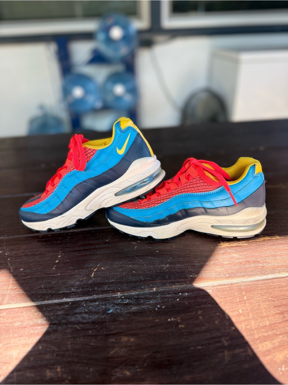 Nike Air Max 95 Colorblock Low Top Sneakers Unisex Kids US 5Y EU 37.5